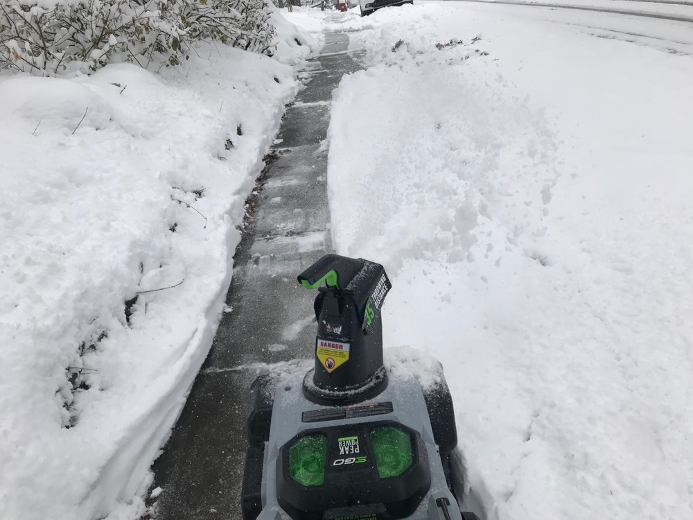 EGO SNT2102 Snow Blower Moves Dunes Without The Fumes Home Fixated
