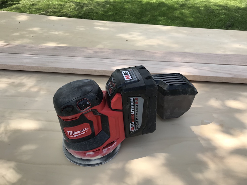 Milwaukee M18 Random Orbit Sander Review Smooth Boards, No Cords