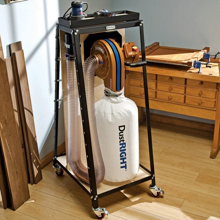 The Dust Right Dust Collector By Rockler It Sucks So Good