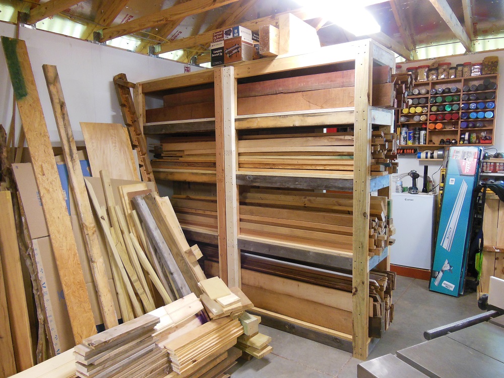 Make Your Own Heavy Duty Shelving Unit Vertical storage for your shop