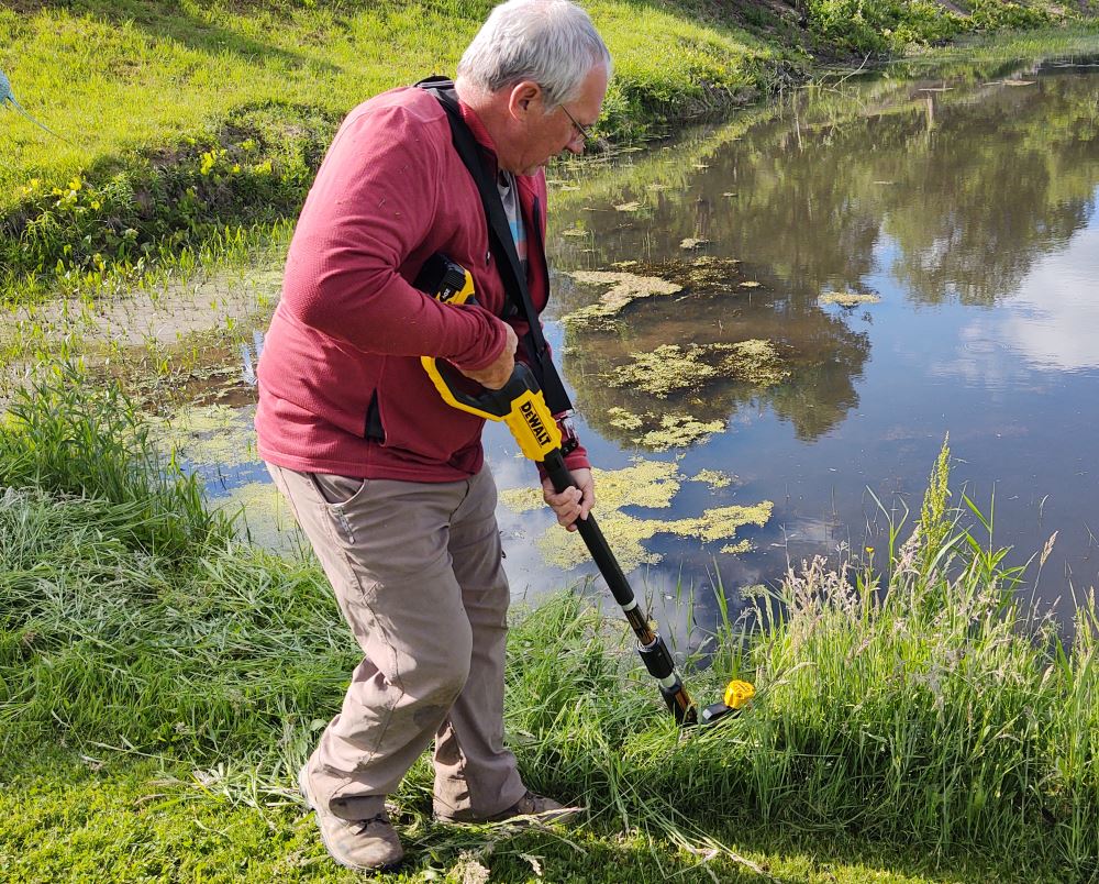 The 20v Max DeWalt Pole Hedge Trimmer It’s All Within Reach Home