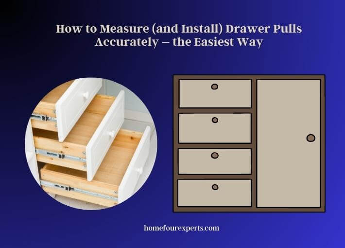 How to Measure (and Install) Drawer Pulls Accurately the Easiest Way!