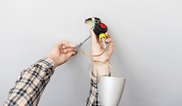 How To Install A Ceiling Light Without Existing Wiring