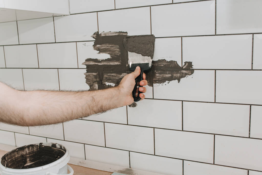 How to Regrout Tile Without Removing Old Grout Home Garage Projects
