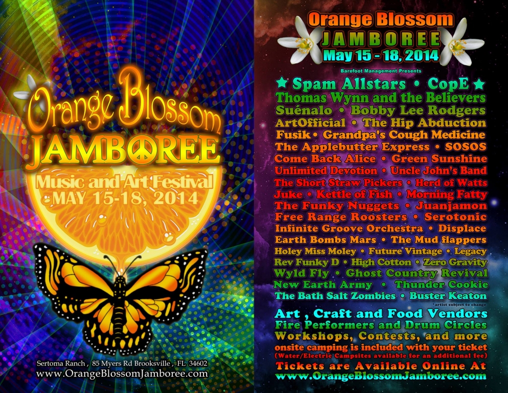 Orange Blossom Jamboree announces dates and lineup Leeway's Home