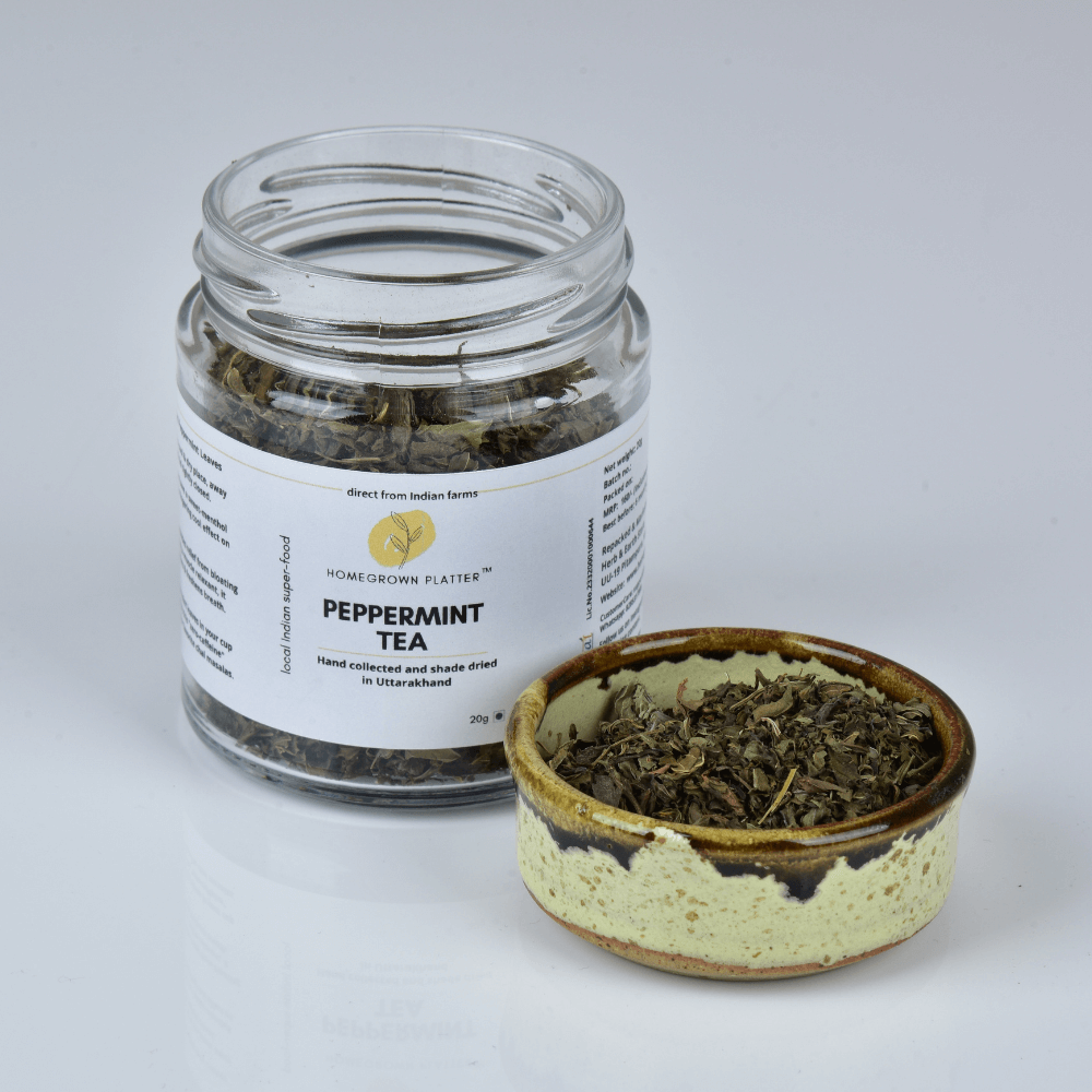 Dried Peppermint Leaves [from Uttarakhand] for Herbal Tea, 20g