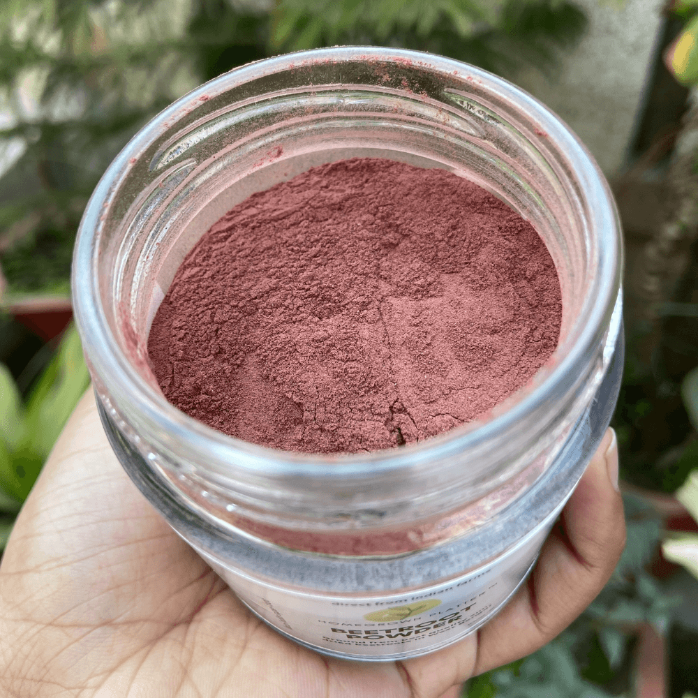 Beetroot Powder [Sundried] from West Bengal, 100g Homegrown Platter