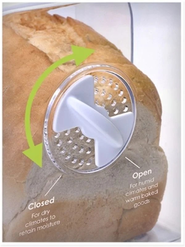 Adjustable Bread Keeper enhances freshness of baked goods