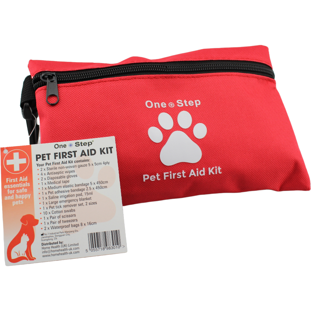 One Step Pet Travel First Aid Kit For Dogs, Cats and All Other Pets