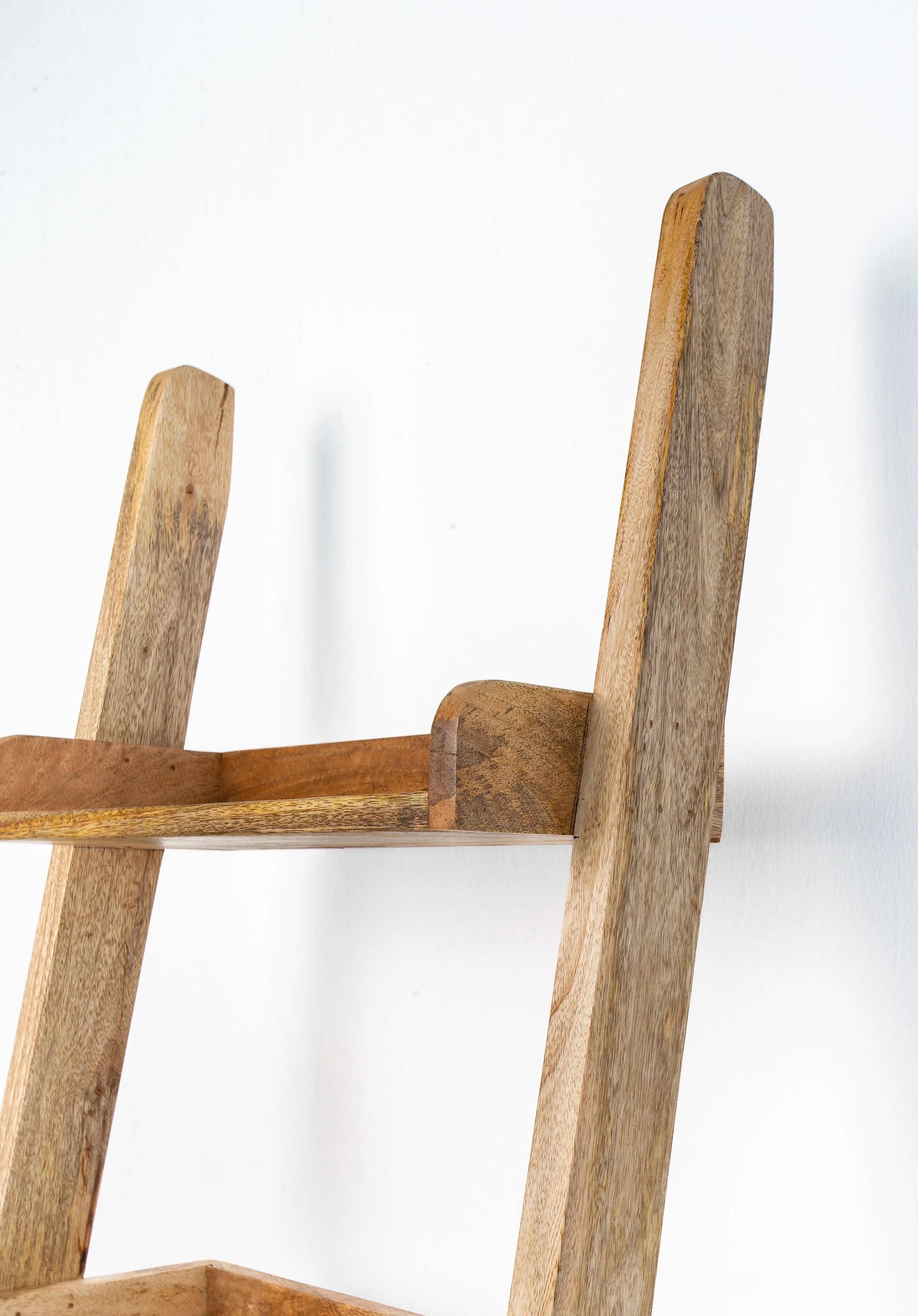 Mango Wood Ladder Shelves Homekode