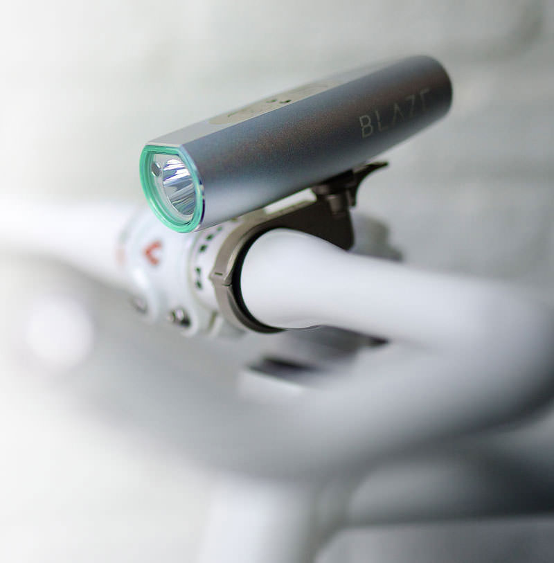 Blaze Laserlight A Bicycle Light that Projects a Warning Symbol Homeli