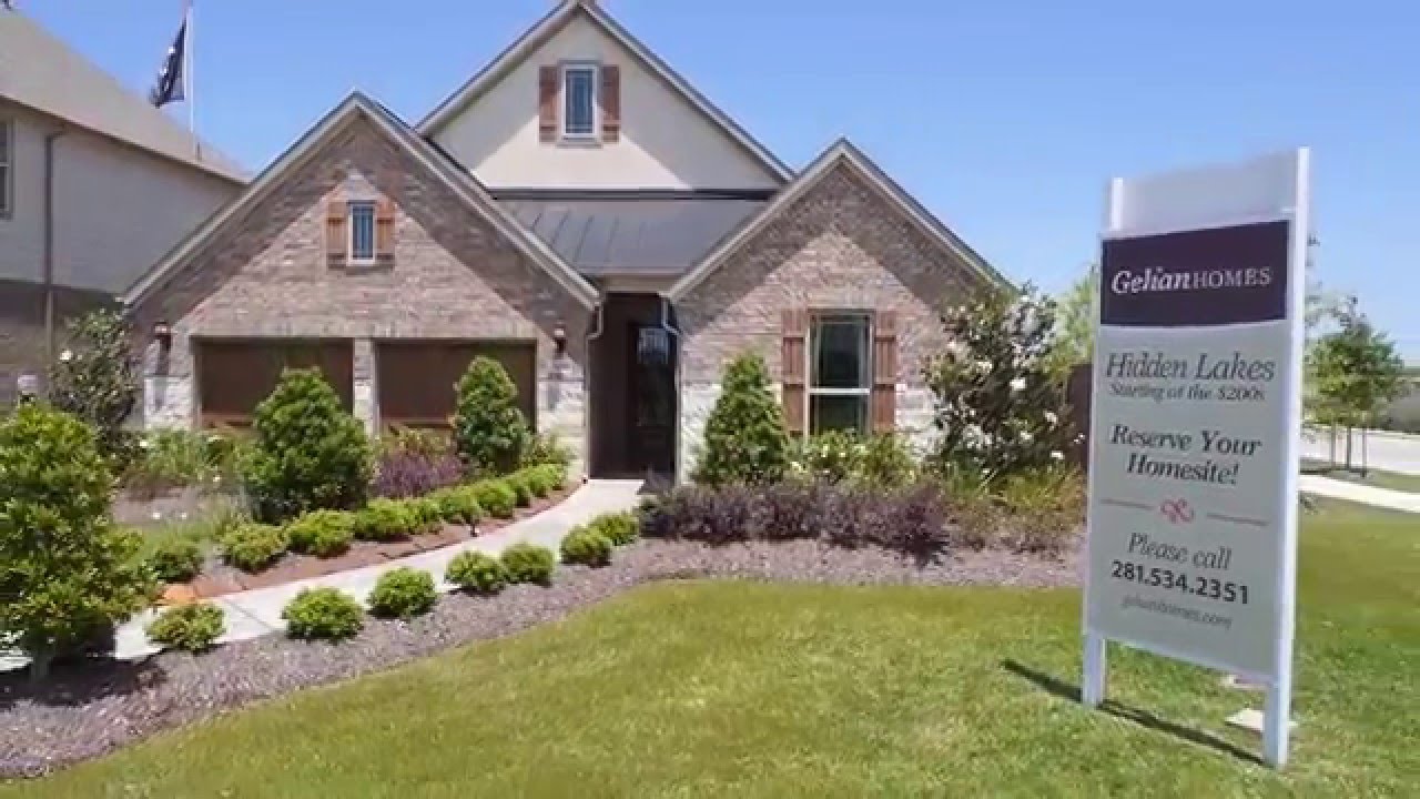 New Construction Homes In Houston TX AreaMahogany Floor Plan By Gehan