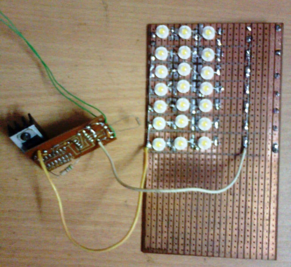 12V LED circuit diagram Switching Constant Current Driver