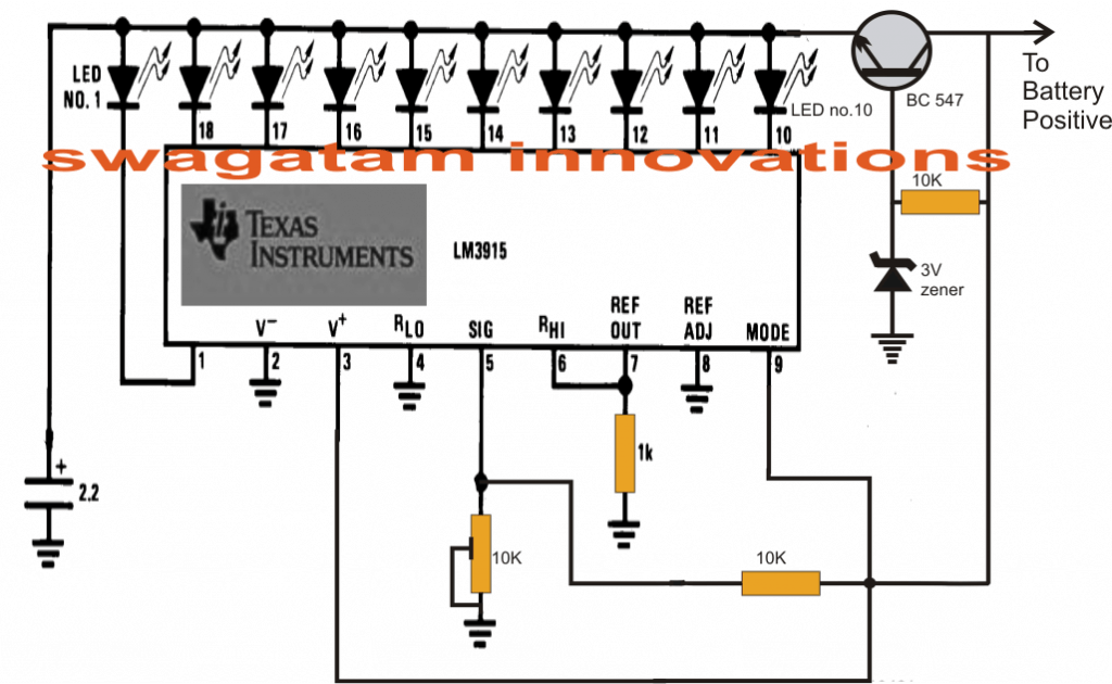 3 Simple Battery Voltage Monitor Circuits Homemade