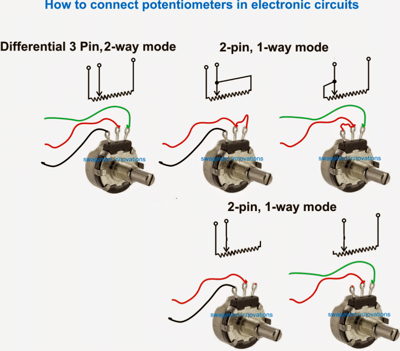 How a Potentiometer (POT) Works Homemade Circuit Projects How a Potentiometer (POT) Works Homemade Circuit Projects