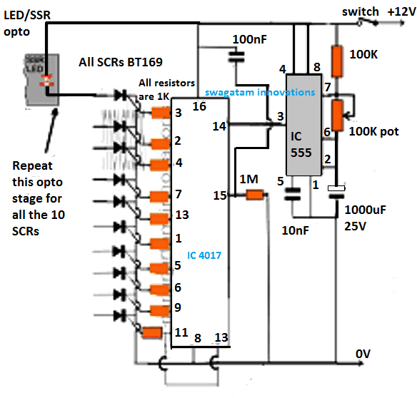 10 Stage Sequential Latch Switch Circuit Homemade 10 Stage Sequential Latch Switch Circuit Homemade