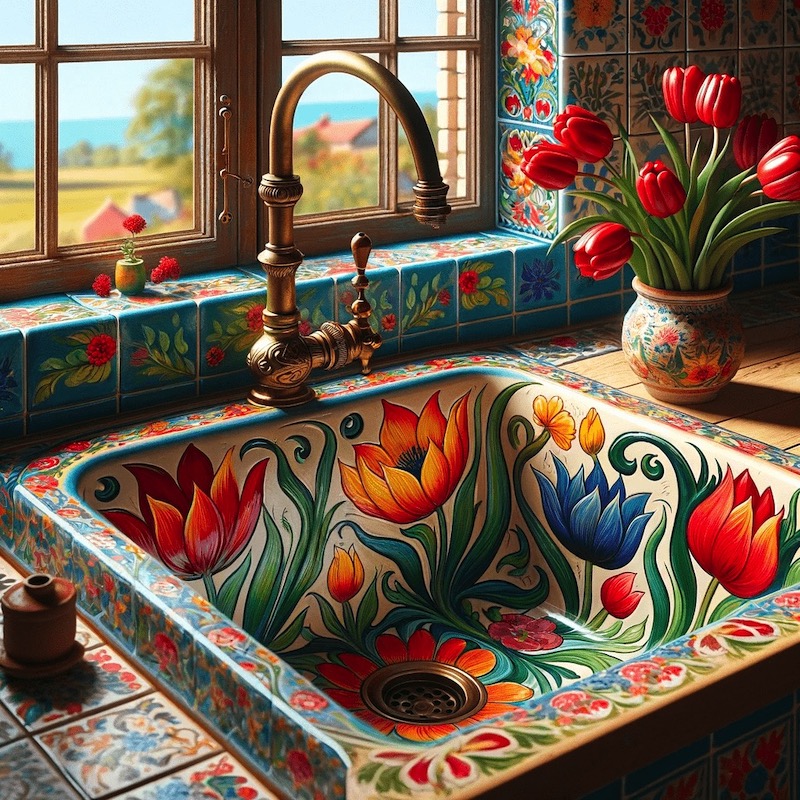 30 Stunning Bohemian Kitchen Sink Inspirations You'll Love - Home Made