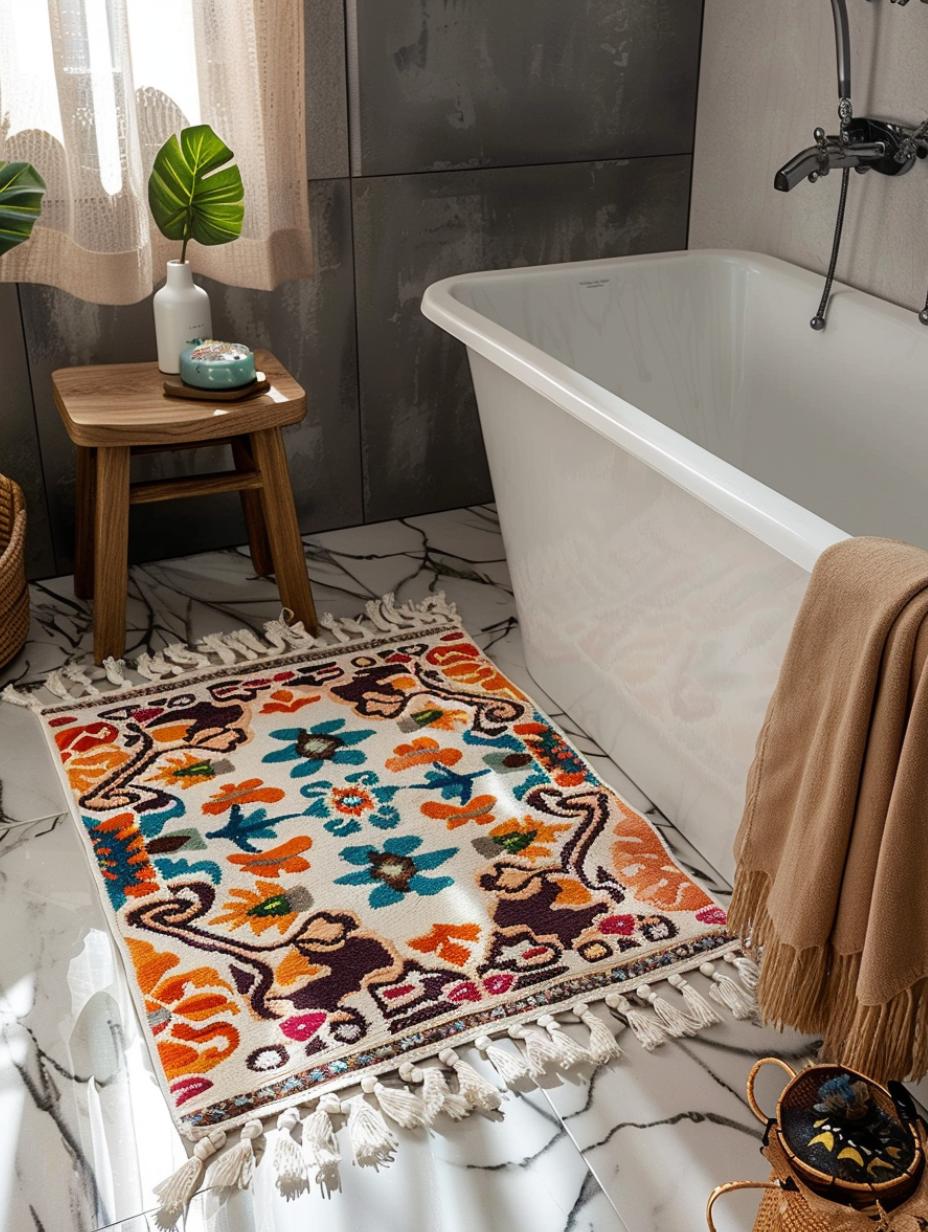 10 Stunning Bathroom Rug Ideas to Inspire You Home Made Graceful