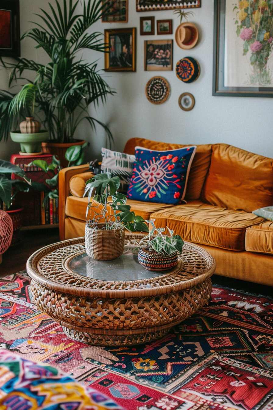 28 Chic Bohemian Coffee Table Decorating Ideas Home Made Graceful
