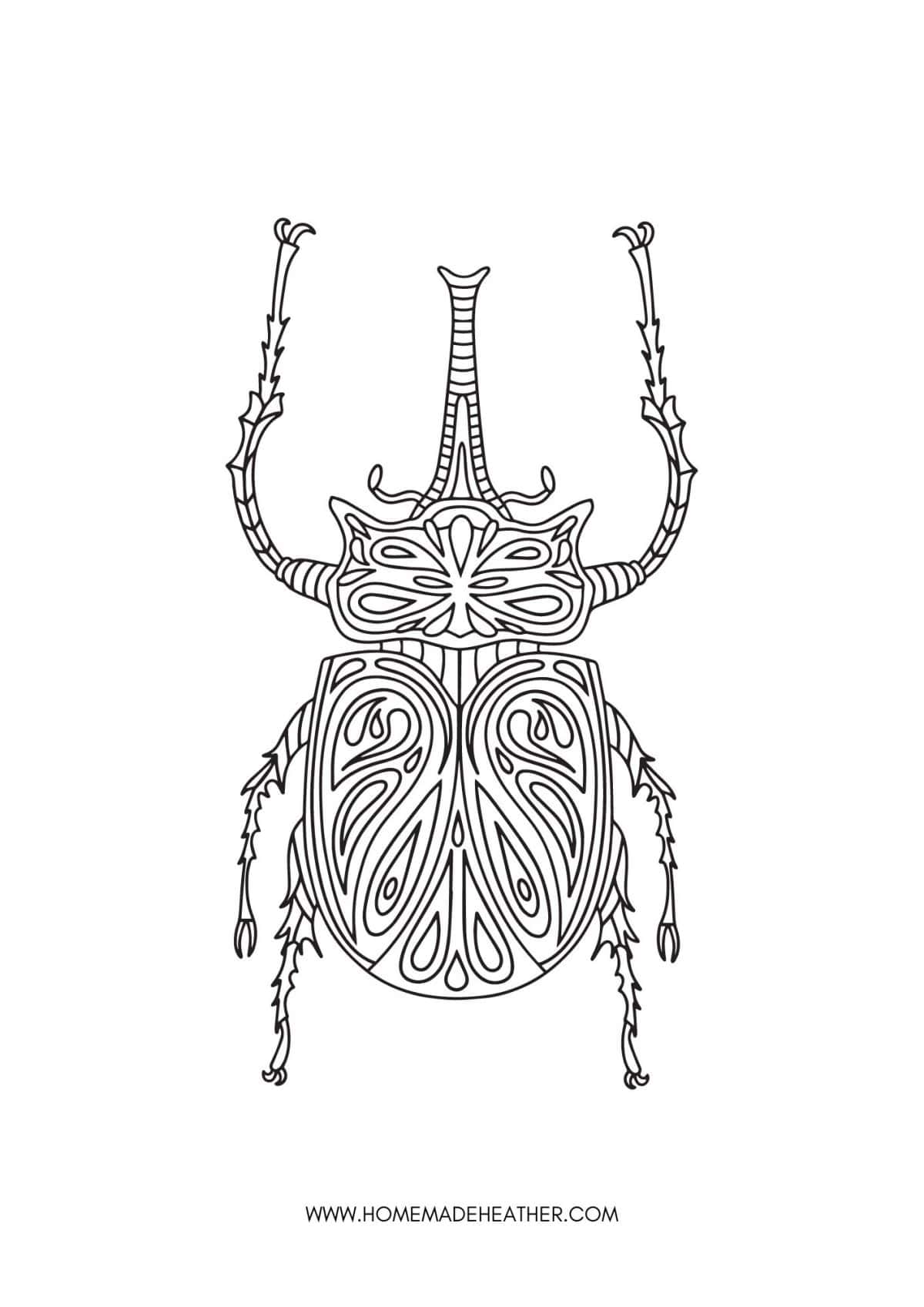Insect Coloring Pages » Homemade Heather