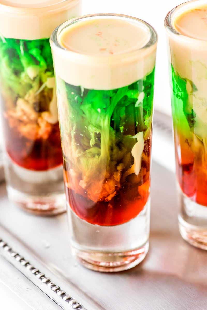 Zombie Brain Shot Homemade Hooplah
