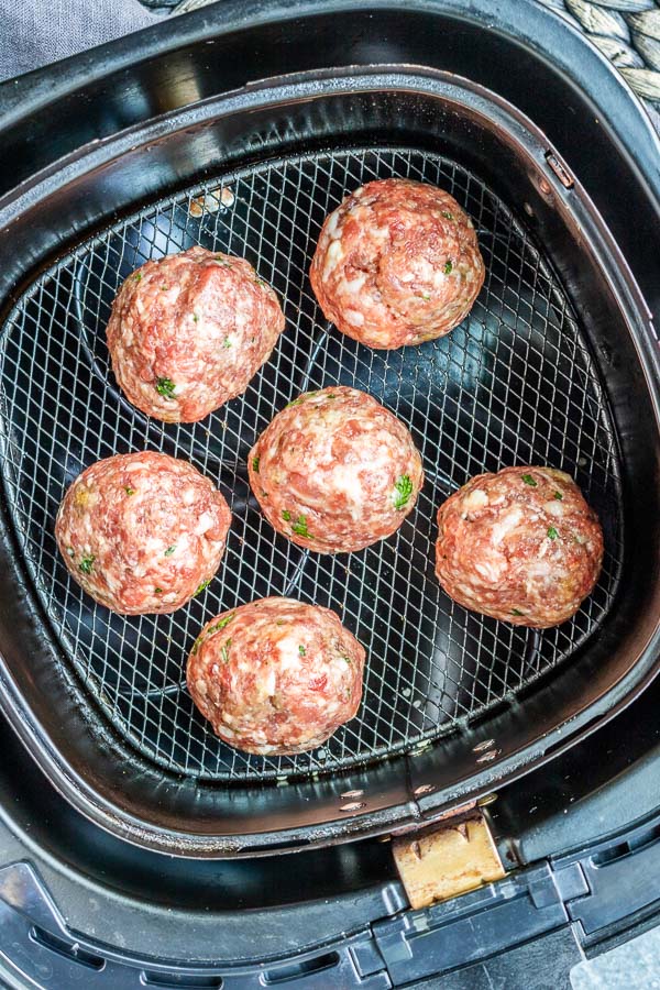 Air Fryer Meatballs Home. Made. Interest.
