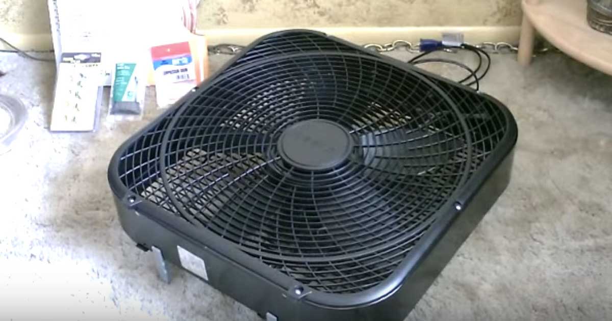 How To Turn A Fan Into An Air Conditioner Simple DIY Project