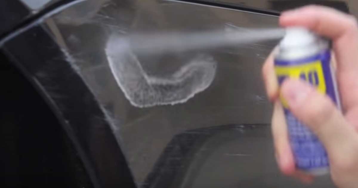 How To Fix Car Scratches With WD40