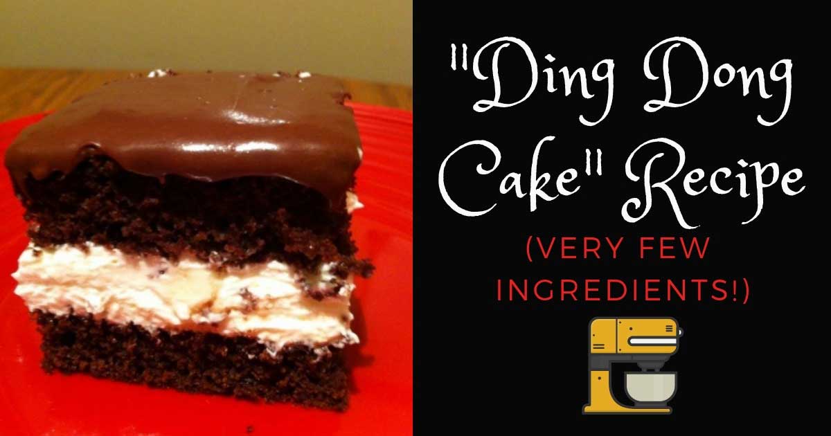 Ding Dong Cake Recipe On Facebook