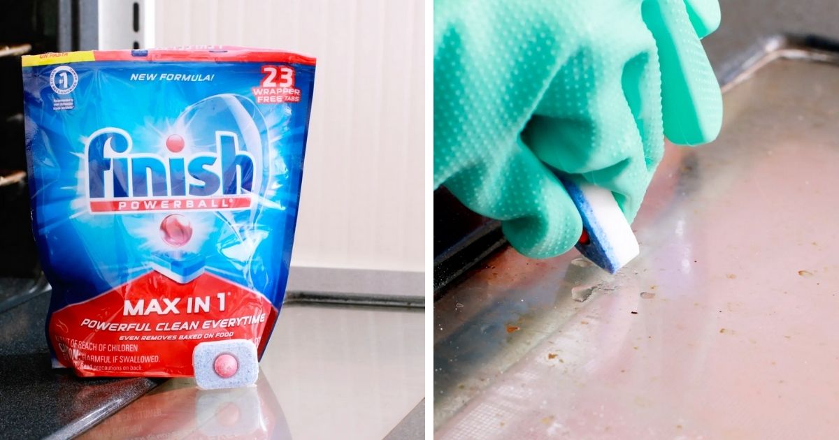 How To Clean The Oven With A Single Dishwasher Tablet