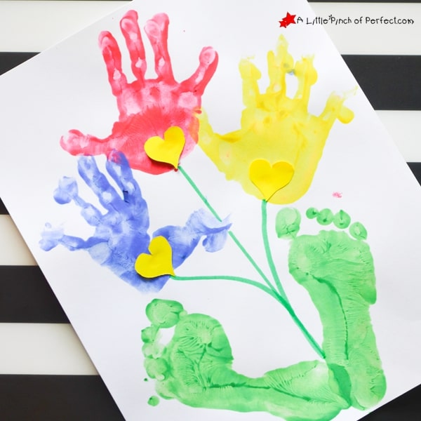 12 SpringInspired Hand And Foot Painting Ideas To Do With Kids