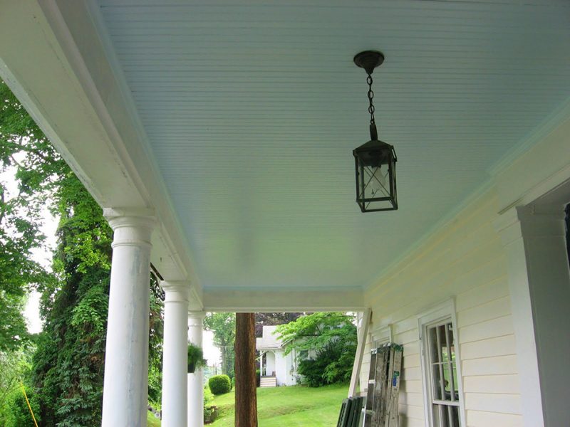 What It Means When You See A Porch Ceiling Painted Blue Homemaking