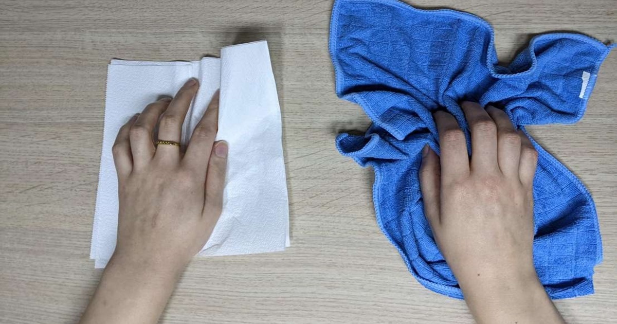 Choosing Between Dish Rag and Paper Towel for Kitchen Countertops Homemaking