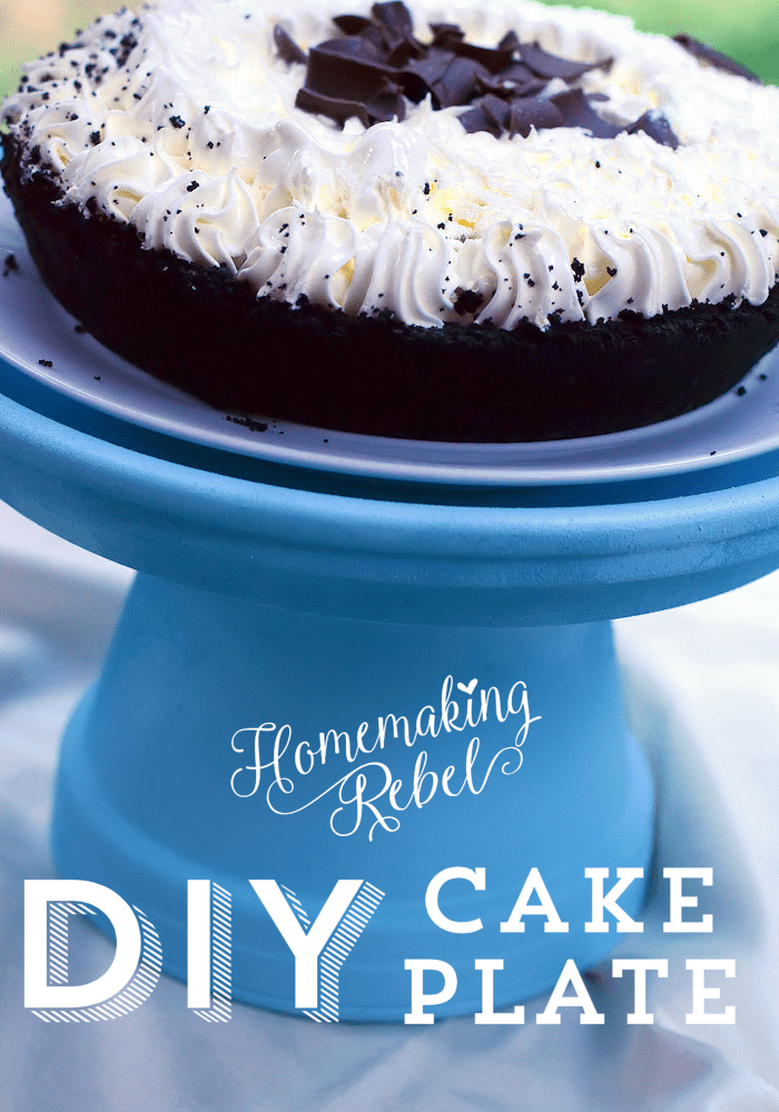 Do It Yourself Cake Plate Mastering DIY
