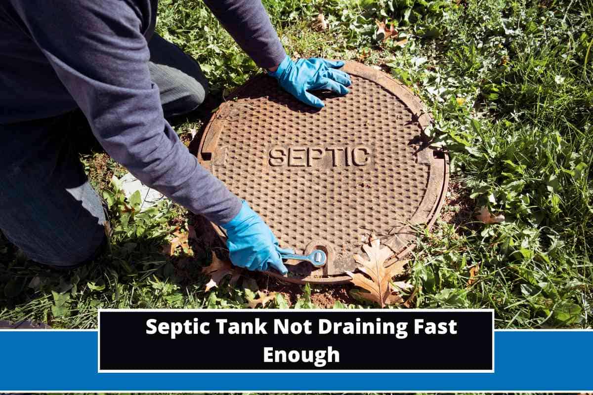 Septic Tank Not Draining Fast Enough (How To Fix)