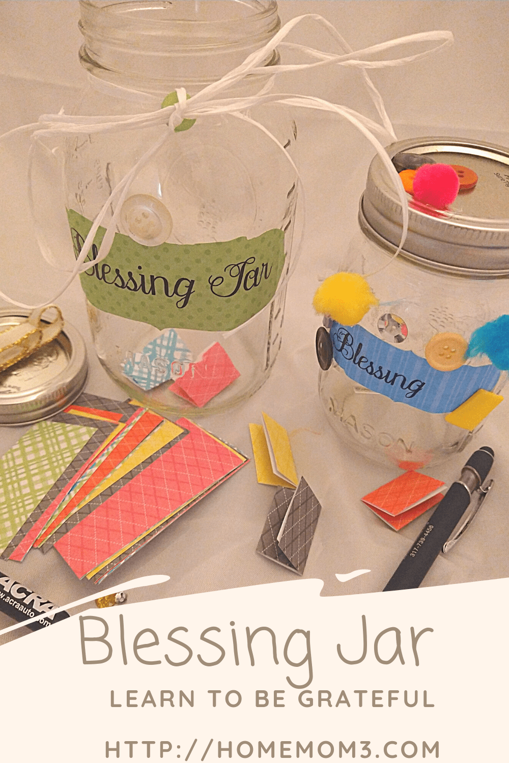 Making Blessing Jars Help us to remember the Good in our Lives