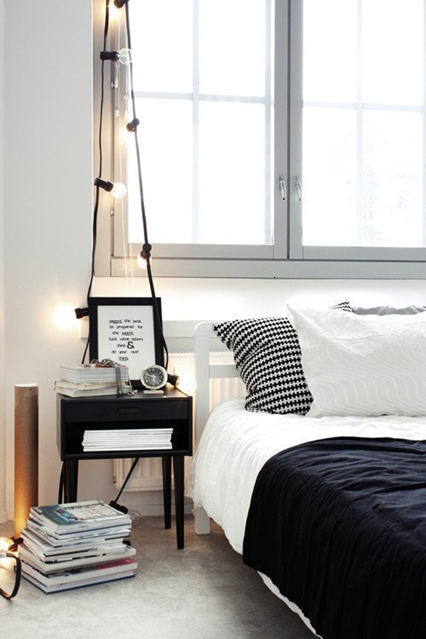 22 Delightful DIY String Lights In The Bedroom HomeMydesign