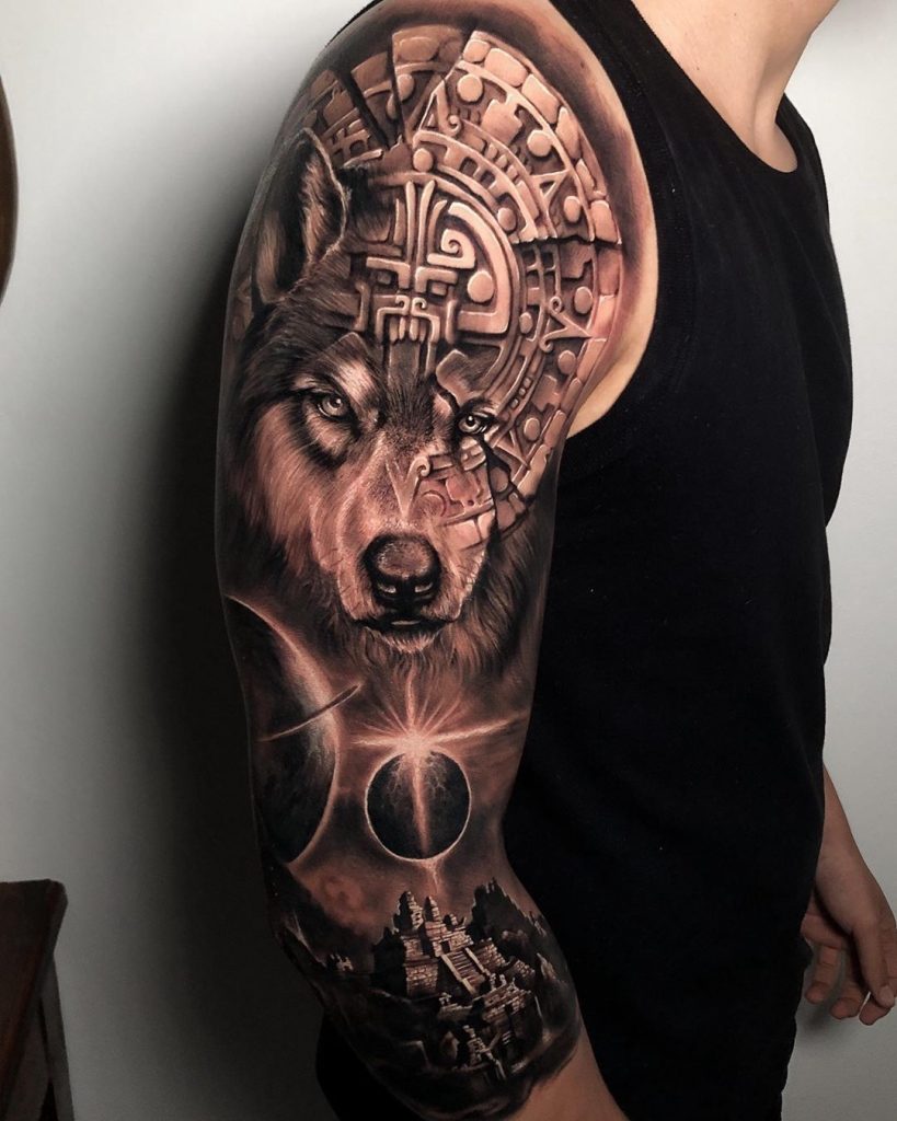 tatuagem pontilhismo braço fechado Tatuagem pontilhismo, Tatuagem Tatuagem Masculina 150 ideias de tattoos estilosas Homens que se Cuidam