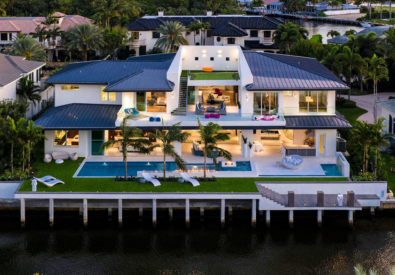 Home Of The Day A StatementMaking Waterfront Estate in Boca Raton