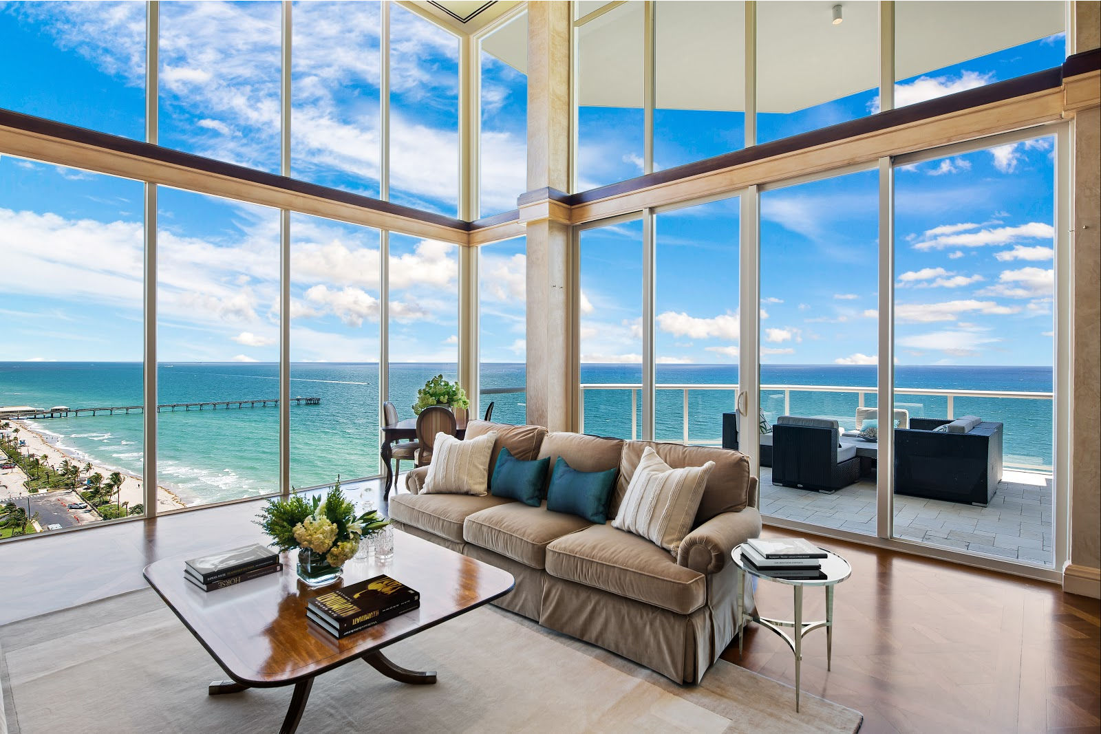 Home Of The Day An Elegant Oceanfront Developer’s Penthouse in