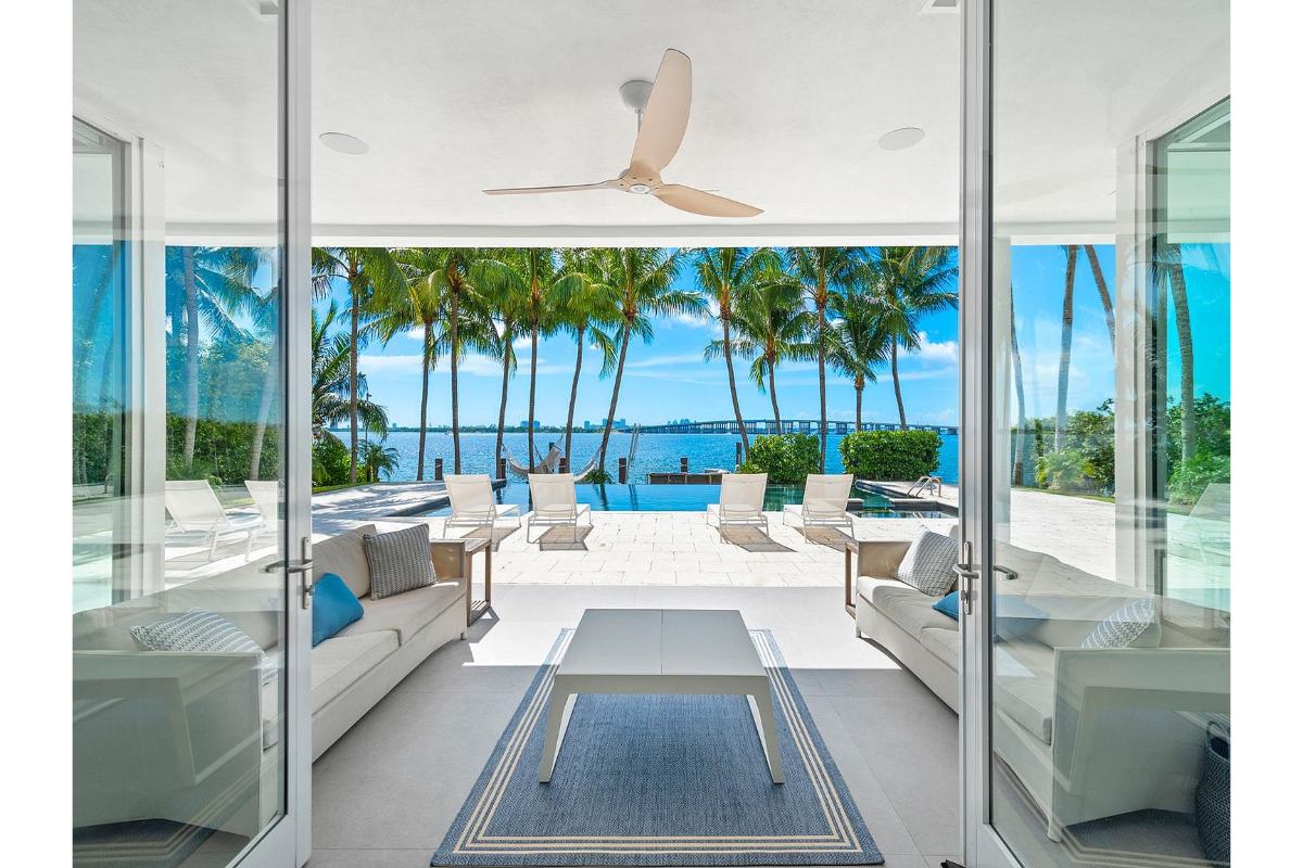 Home Of The Day A Bayfront Oasis In Miami's Bay Point Neighborhood