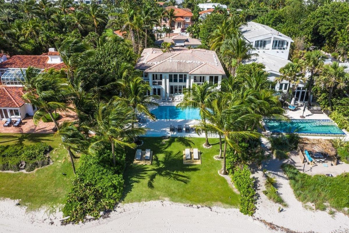 Home Of The Day A Stunning Oceanfront Estate In Golden Beach,Florida