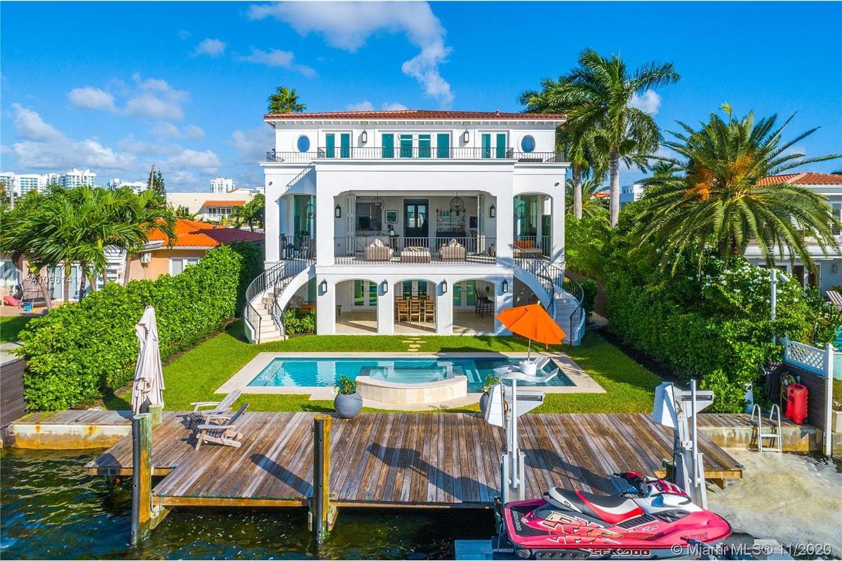 Home Of The Day Breathtaking Island Home In Miami's North Bay Village
