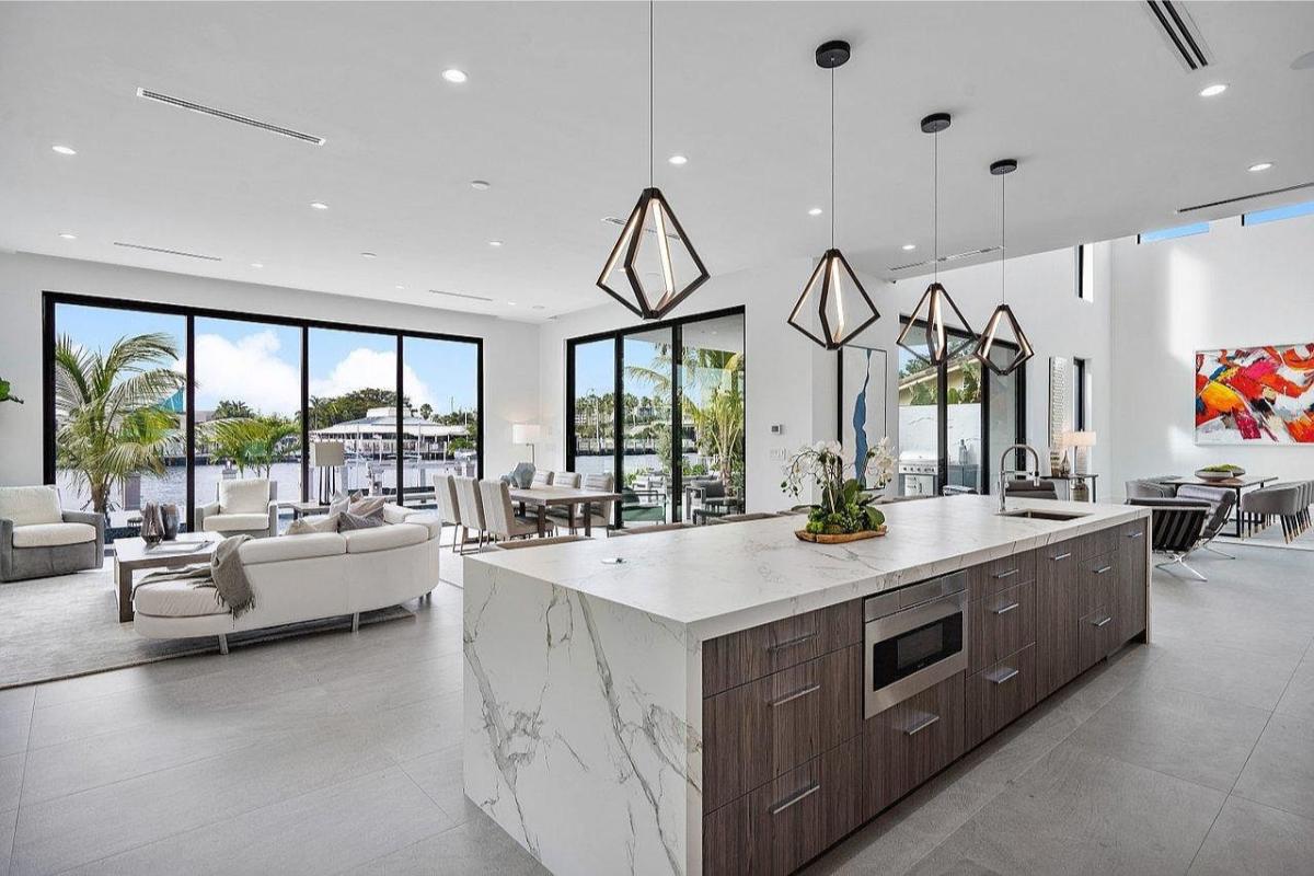 Home Of The Day A Striking Direct Intracoastal Estate In Deerfield Beach