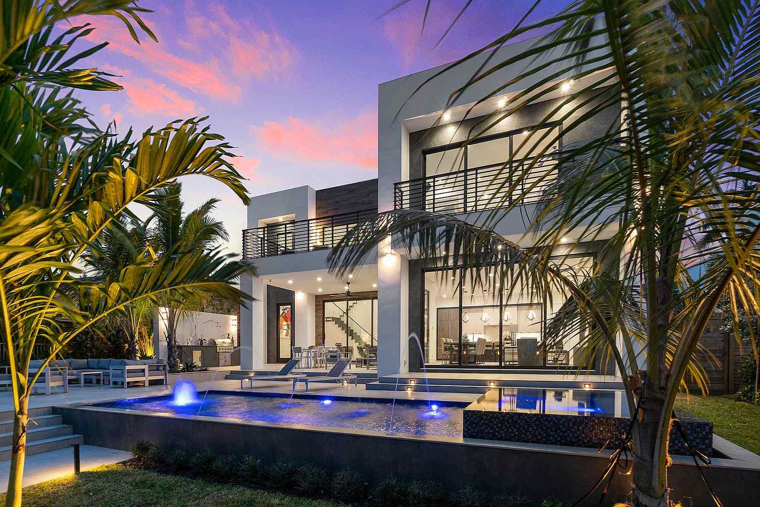 Home Of The Day A Striking Direct Intracoastal Estate In Deerfield Beach