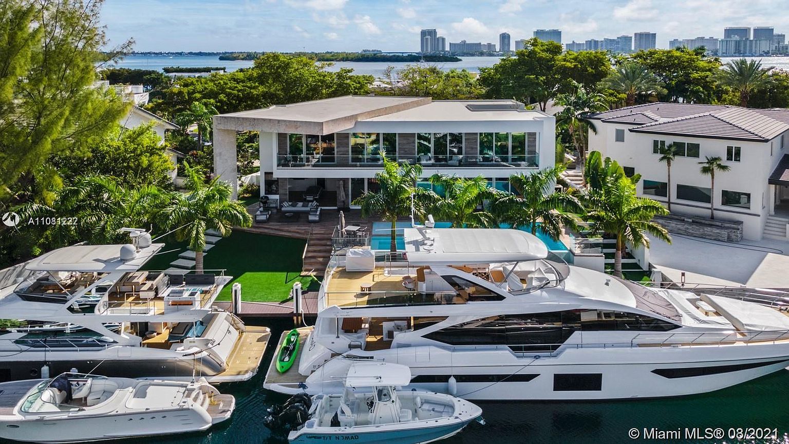 Home Of The Day Modern Waterfront Luxury In Miami's Keystone Islands