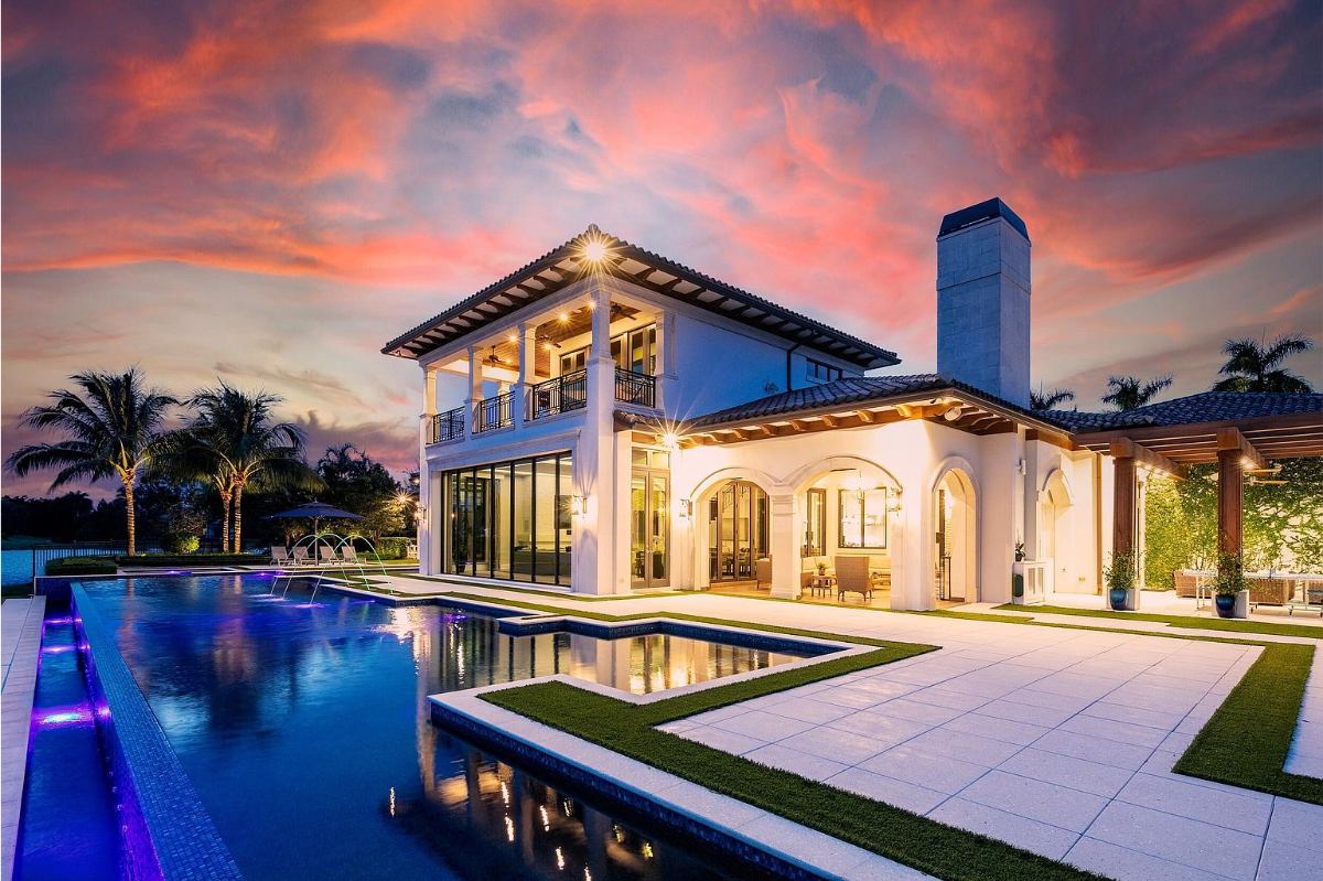 Home Of The Day Luxury Defined In Weston's Windmill Ranch Estates