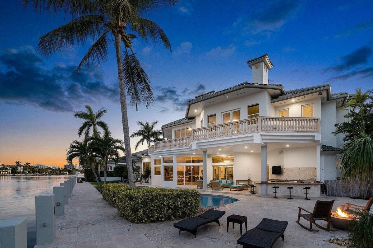 Home Of The Day A Stunning Point Lot Estate Home In Delray Beach, FL