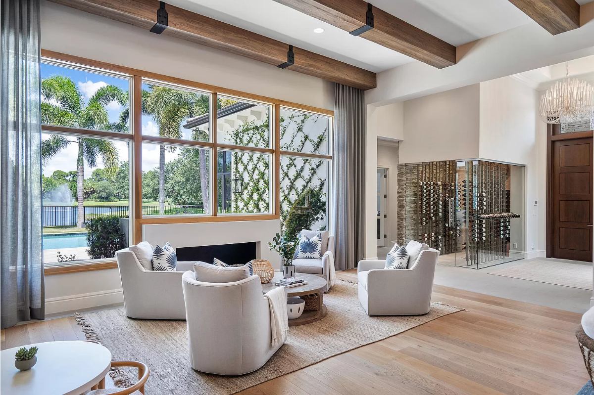 Home Of The Day A Stunning CaliforniaStyle Home In Palm Beach Gardens