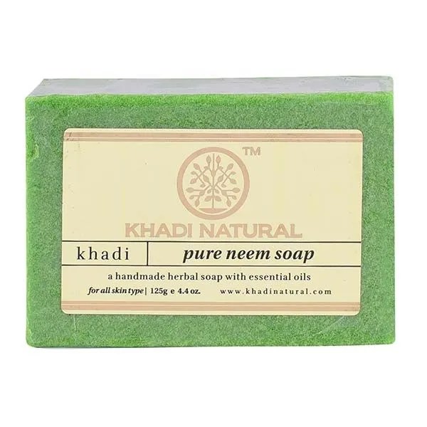Khadi Natural Herbal Pure Neem Soap(Set of 2) Homeoved